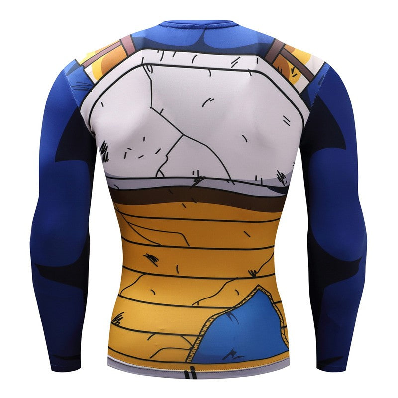 3D Printed T Shirts Cosplay Men Anime GOKU Shirts Fitness Compression T-Shirts Bodybuilding Tops Tees Vegeta Cosplay Costume Top