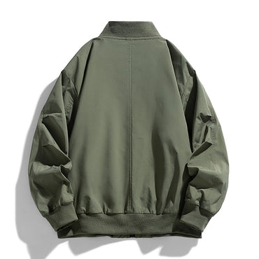 Spring Autumn Plus Size Jacket Men's Pocket Loose Fashion Brand Coat 130kg 7XL bomber jacket 5XL 6XL workwear jacket