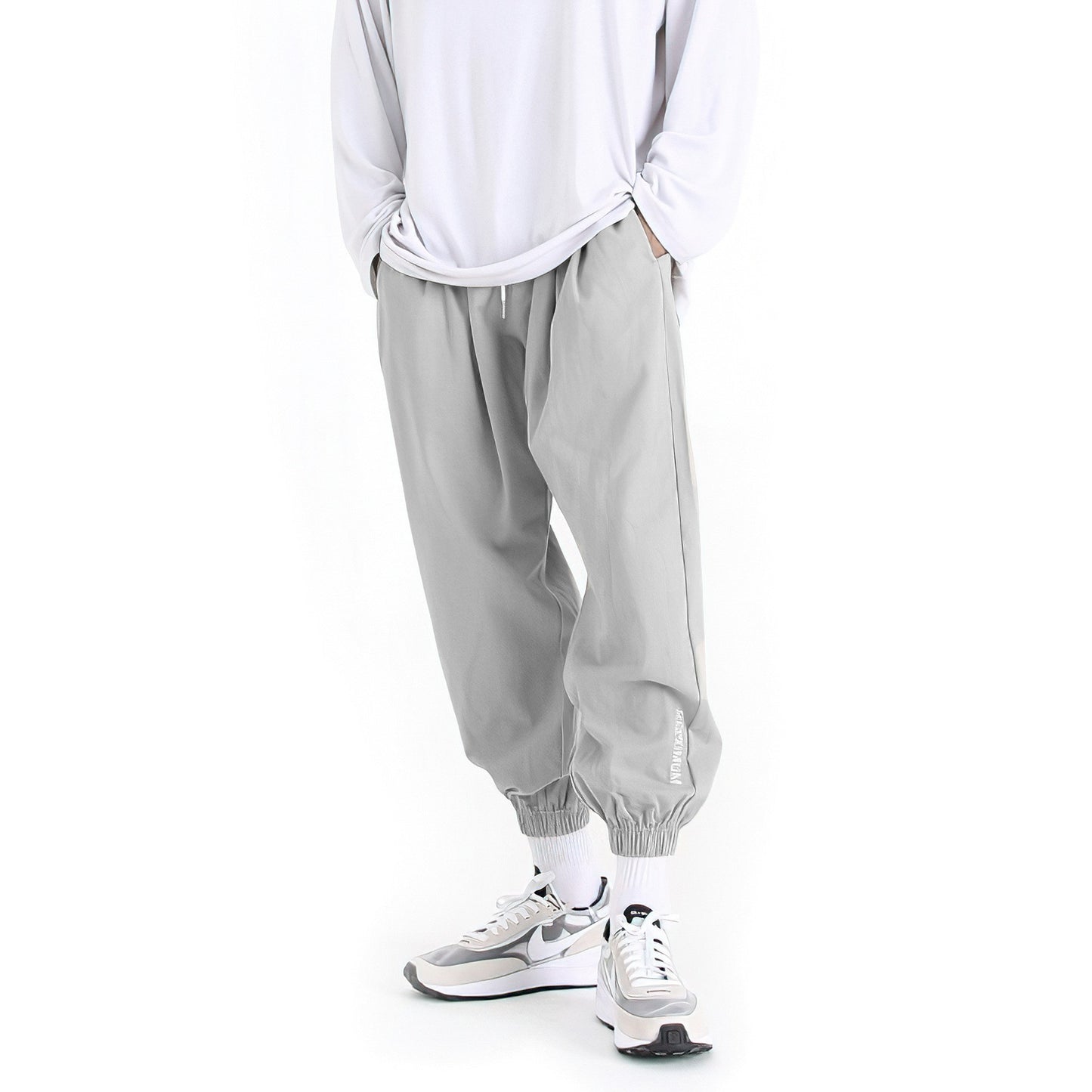 Muscle Men Sports Pants Training Basketball Running Loose Korean Version Of Casual Fitness Pants Fashionable Fitness Pants