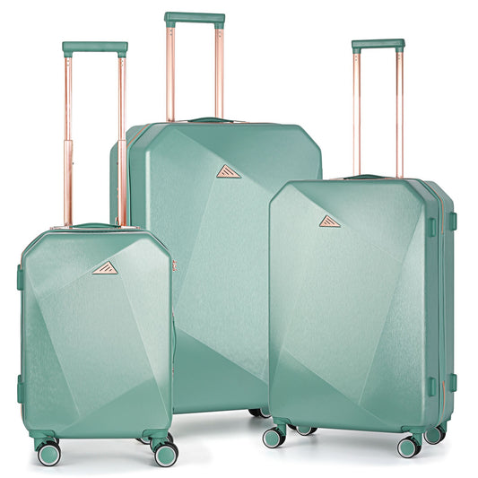 3-Piece Softside Luggage Set with Spinner Wheels - Lightweight 20/24/28in Travel Suitcase for Airline Check-In & Trips