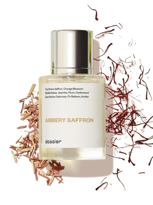 Dossier Ambery Saffron 1.7 Oz (50ml) Eau de Parfum Spray Perfume Fragrance Unisex Perfume Spray NEW IN BOX