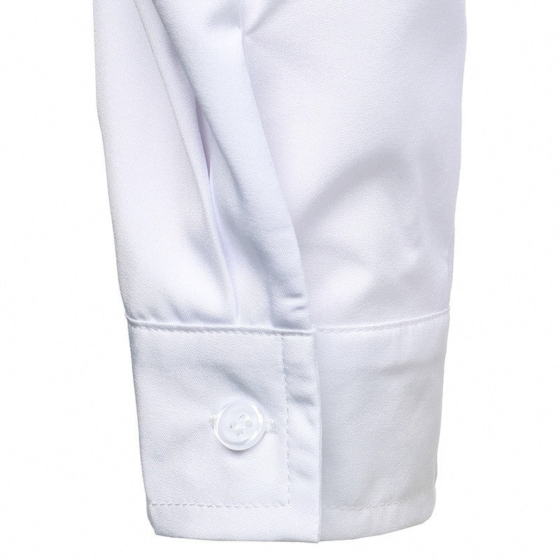New 2025 Men's Long Sleeve Tuxedo Shirts Fashion Party Wedding Male Dress Shirts Ruffle Pleated Design Solid Shirt Chemise Homme