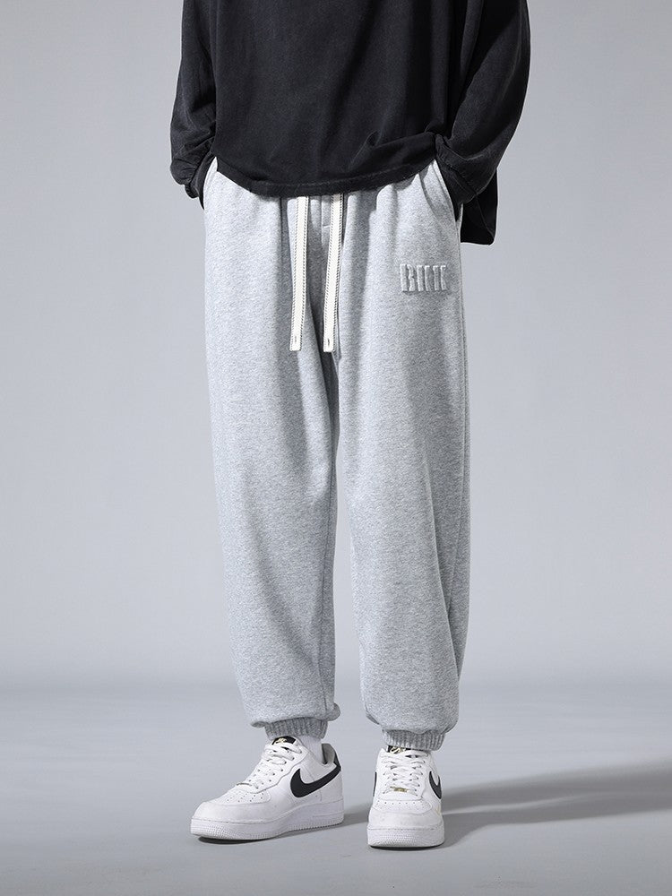Men's Jogger Cotton/Polyester Sweatpants Big Size 8XL 7XL 6XL Sports Baggy Pants Sting Banding  Hip Hop Loose Harem Trousers