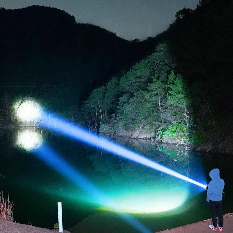 60000000LM Most Powerful Led Flashlight 3500M Long Range Torch High Power Led Flashlights Rechargeable Strong Tactical Lantern