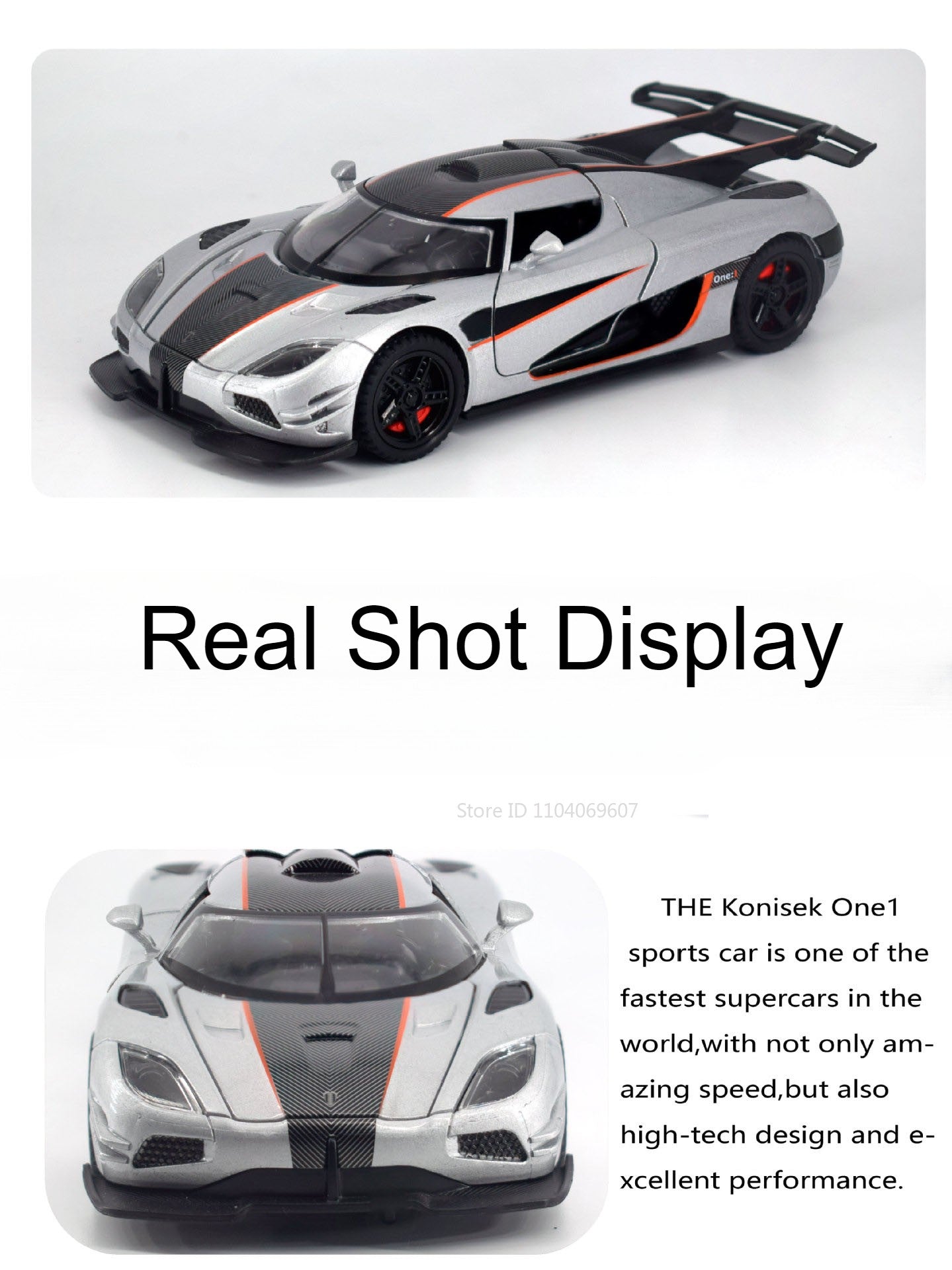 1:32 Escala ONE1 Miniatura Carro Esportivo Modelo Brinquedos Liga Fundida 4 Portas Abertas com Veículos de Corrida de Fricção para Crianças Presentes