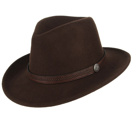 Autumn Winter Western Cowboy Hat for Men Women Wide Brim Fedora Jazz Hats Cowgirl Hat with Belt