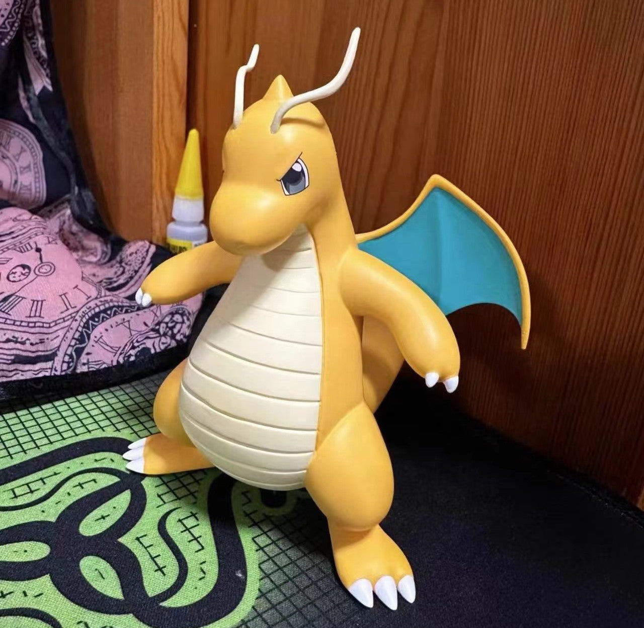 12cm Pokémon GK Figuras Dragonite Anime Boneco de Ação Estátua de Pvc Modelo Brinquedo Infantil