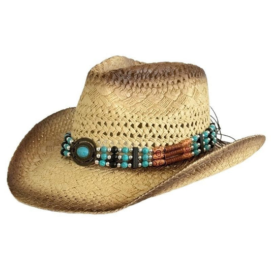 31BB Woven Straw Hat Beach Sun Hat Hollows Out Sunhat Stylish Wide Border Hat for Sun Resistances