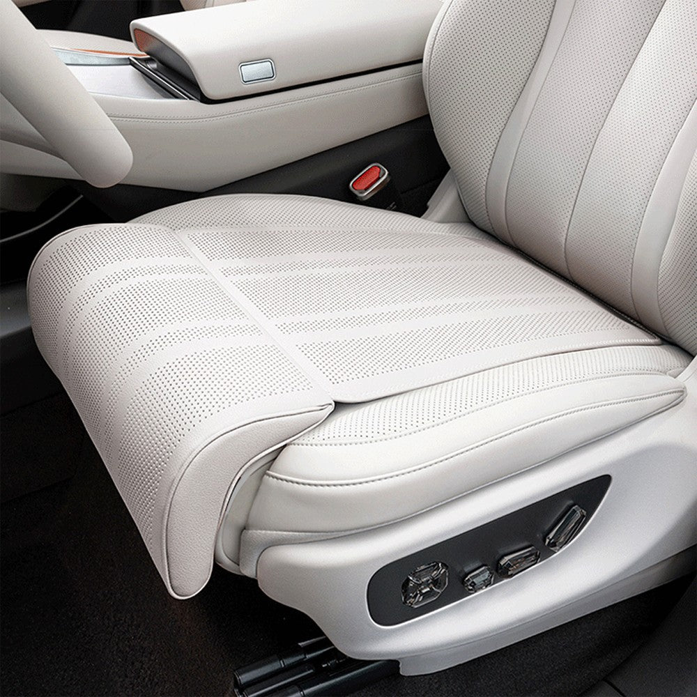 Car Seat Cushion with Leg Support Universal Seat Protection Cover Extension Leg Rest Padding Relieve Fatigue Auto Accessories