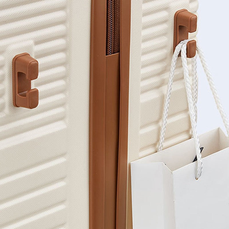Conjunto de Bagagem de 20/24/28 Polegadas, 5 Peças de Bagagem ABS com Nécessaire e Bolsa de Mão Leve 2,6KG para Viagens em Família e Férias
