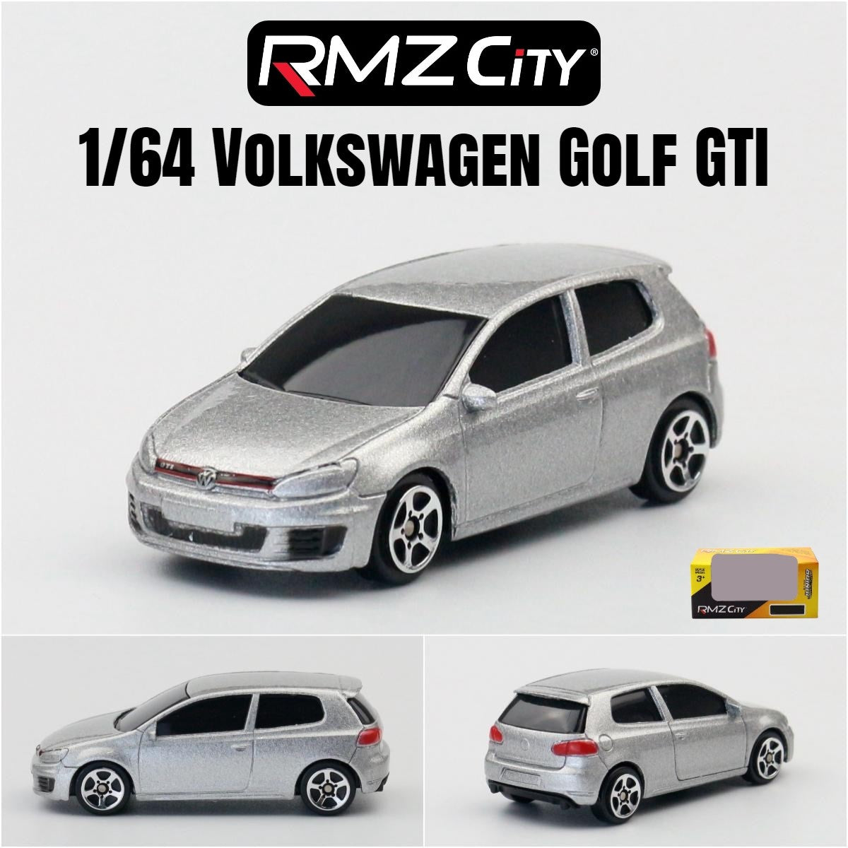 1/64 RMZ CiTY Miniatura de Carro de Brinquedo Diecast Modelo 3 polegadas Rodas Livres Coleção Adequado para Hot Wheels Presente para Crianças Meninos Criança