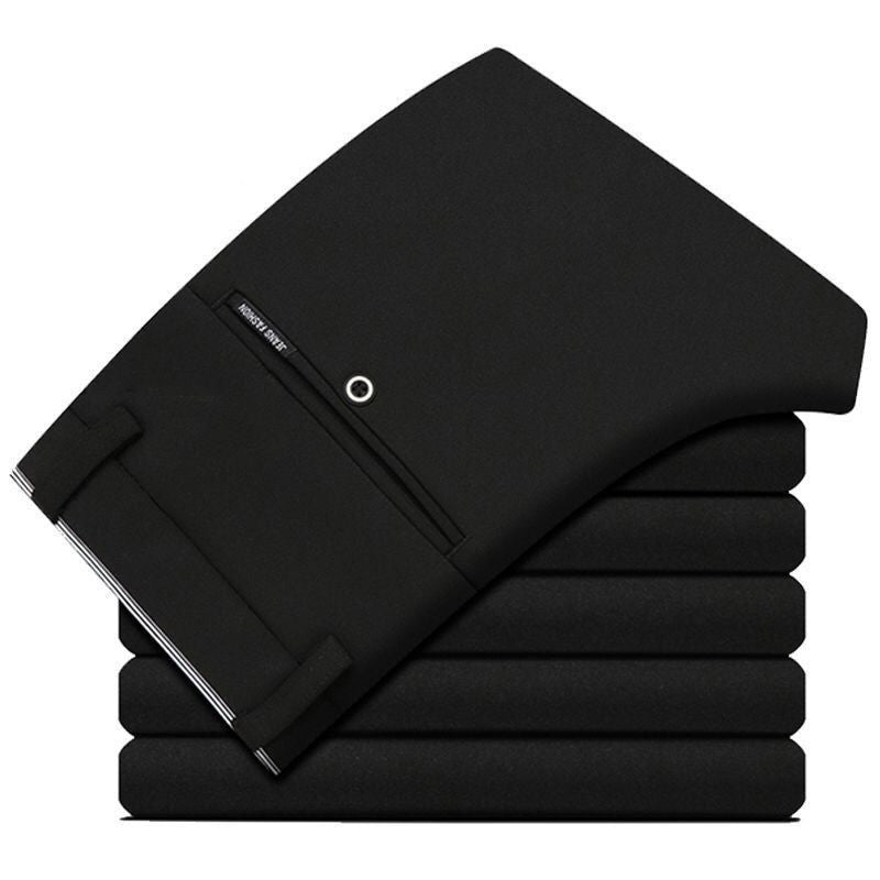 Spring Autumn Mens Business Suit Pants Male Summer Thin Formal Solid Long Dress Straight Baggy Office Trousers Drop Shipping