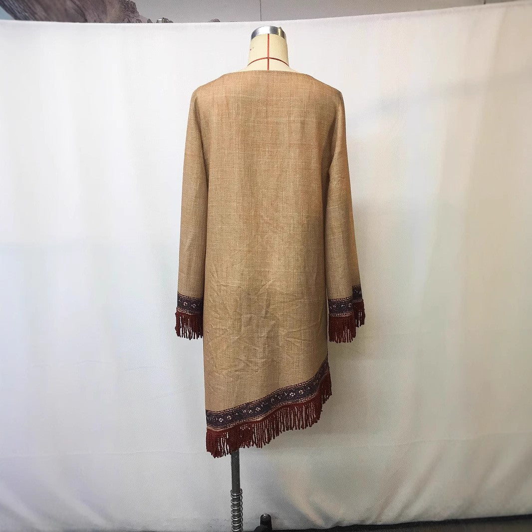 2025 Amazon Women's Dress Lace Lace Loose Print Dress