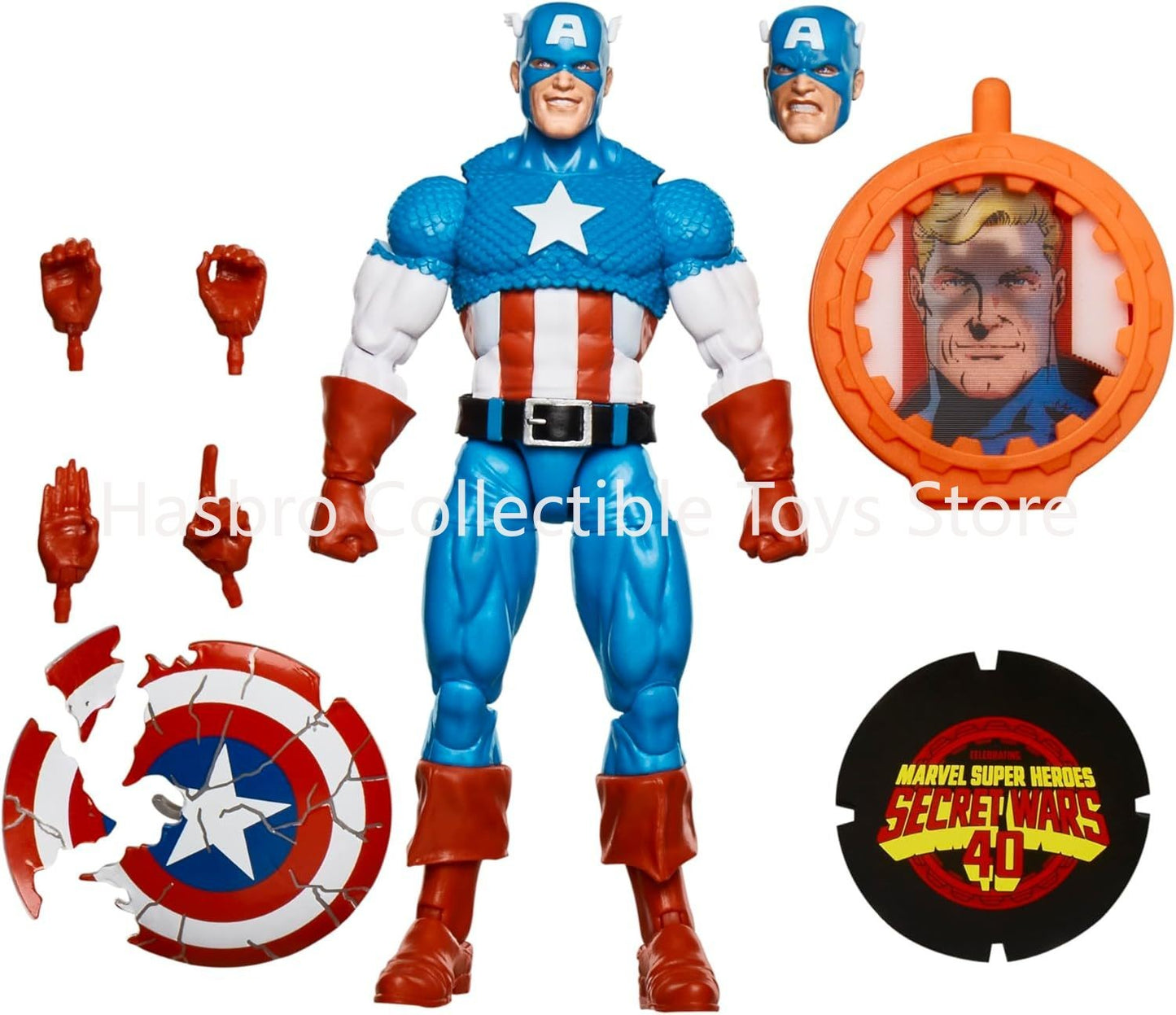 Marvel Legends Secret Wars Captain America Avengers Retro Comics Secret Wars Action Figure Model Toy Collection Hobby Gift