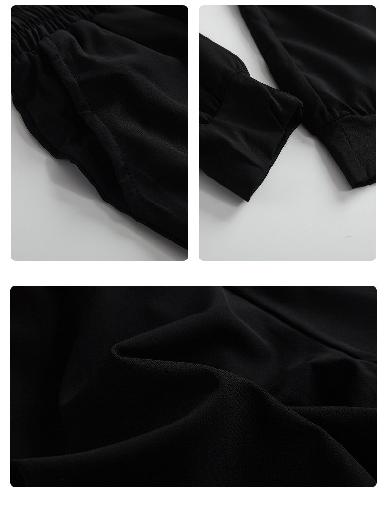 DRUR Yoga Set for Women 2 Piece Lightweight Loose Fit Sportswear Outfits Breathable Tops Pants Suit Running Clothes Autumn New