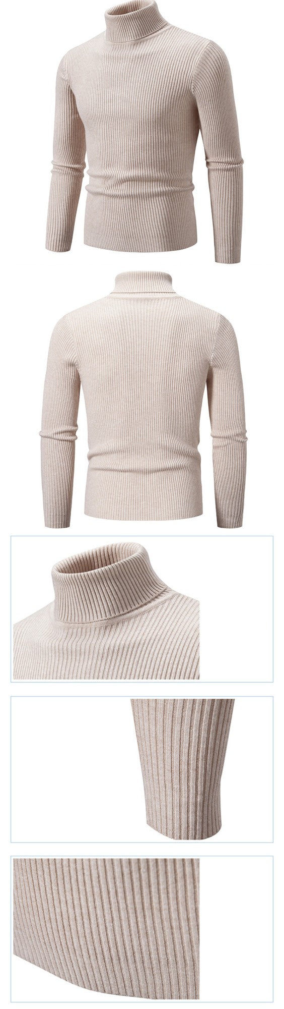 Animal Game Luxury Men's Cold Blouse Casual Sweaters Turtleneck Pullover Basic Tshirts Stripes Streetwear Warm Coats Knit Men