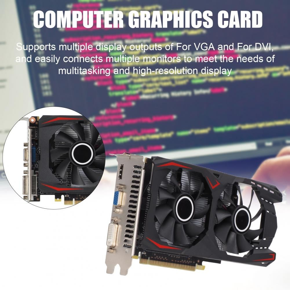 Placa Gráfica 4gb PCI-E Vídeo Gaming 4GB 128bit GDDR5 8Pin PCI Express 4.0 x 8 700MHZ Desktop
