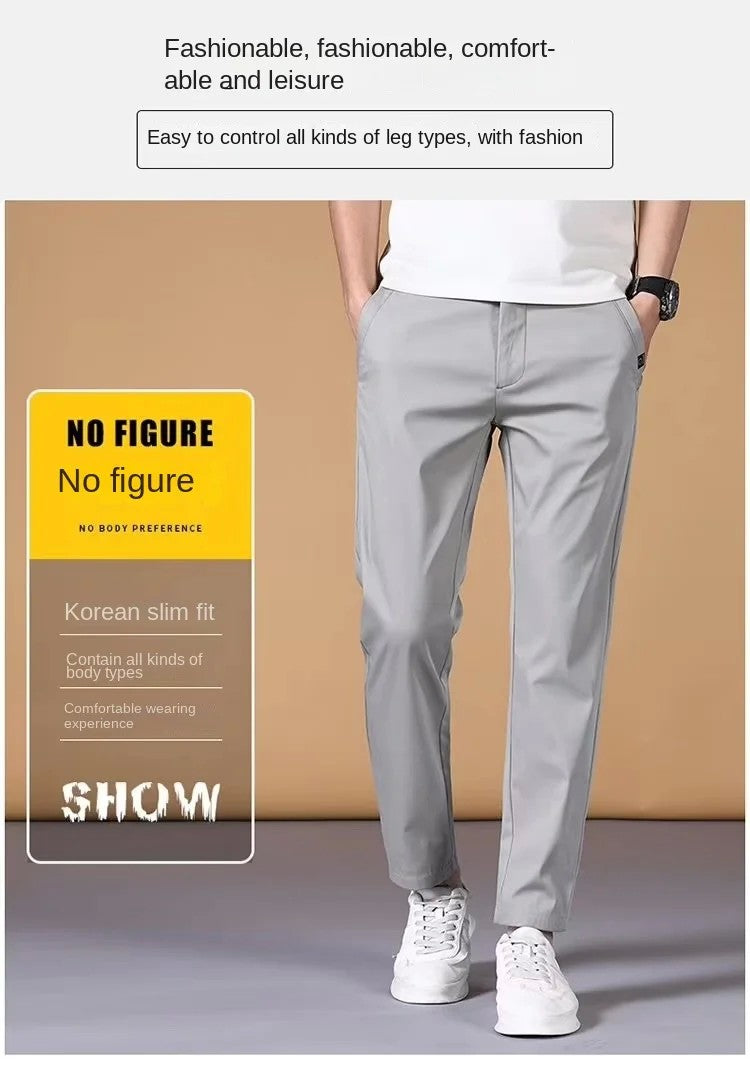 Fashion Men's Pants Summer Suit Pants Casual Korean Men's Pants Joggers Men Streetwear Casual Sports