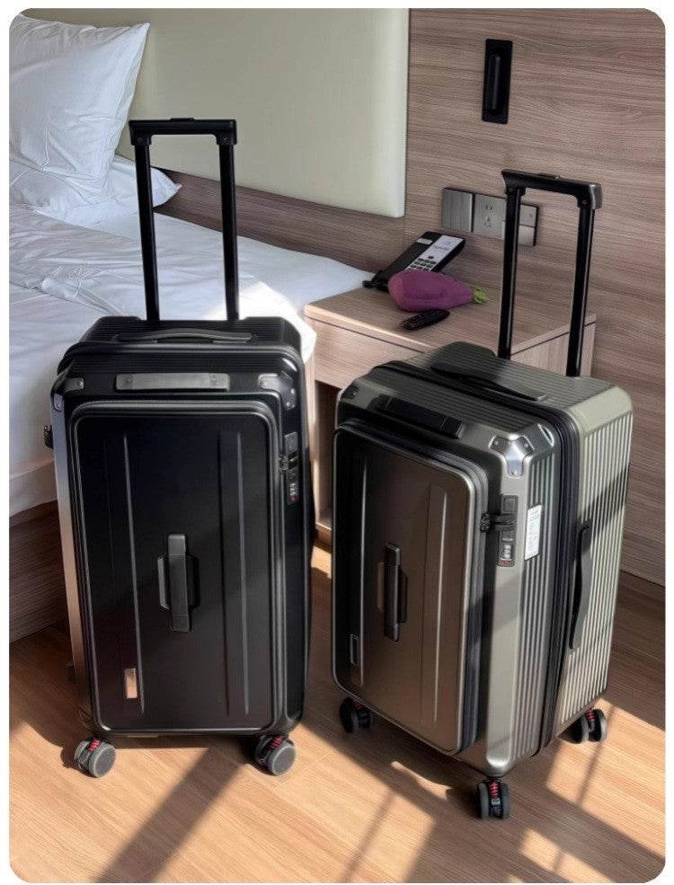 Mala de Viagem Expansível, Mala de Rodinhas Espessa de Grande Capacidade, Mala de Viagem de 24 polegadas, Mala com Cadeado de Combinação, Resistente e Durável