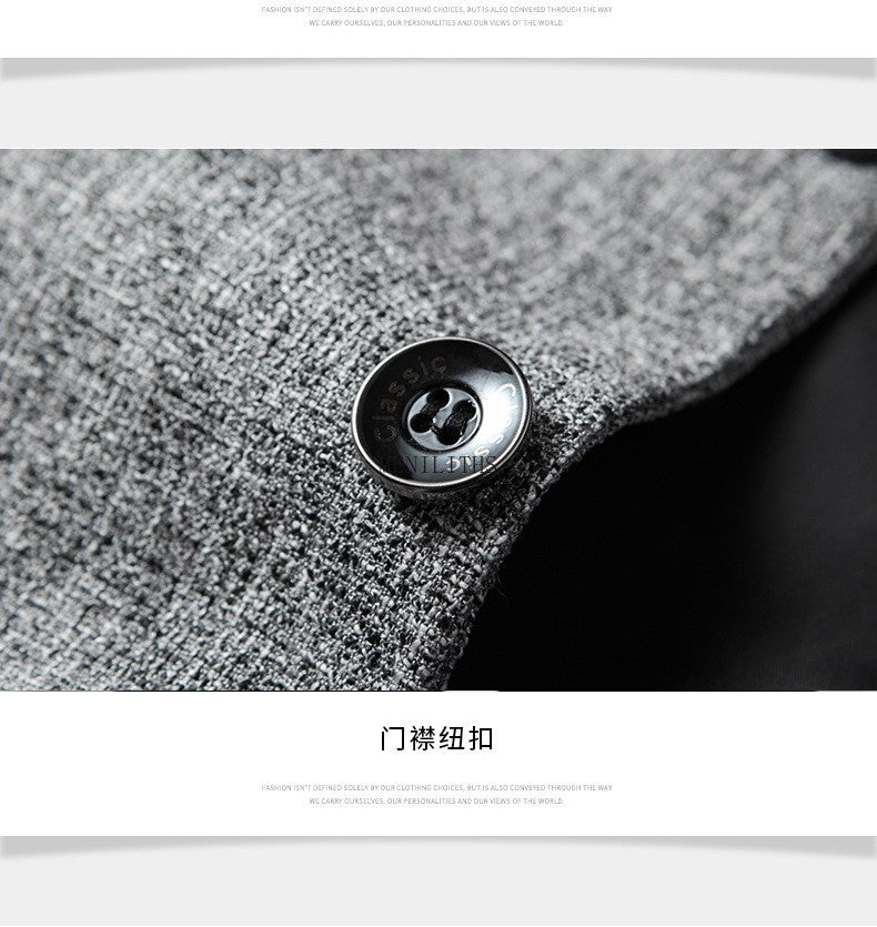 Men's Blazer Casual Suit Spring Thin Middle-aged Top Jacket Blazers for Men Men Suit