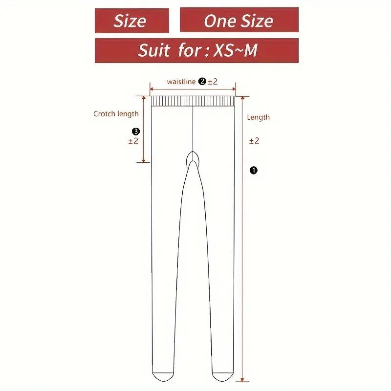 Fake semi-transparent thermal pants, autumn high stretch tights, women's underwear and pajamas