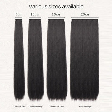 Hanfu wig piece corn whisker hairstyle one piece hair extension non knotted long straight hair piece antique hairstyle for women