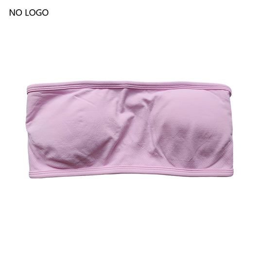 ARFTE Backless Bandeau Sports Bra Gym Women Top Crop Tube Seamless Bras Yoga Tops Workout Sportswear Push-up Fitness Gym Bra