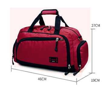 Unisex Waterproof Nylon Travel Handbag Men Weekend Shoulder Bags Vintage Casual Duffel Weekend Bag Women Overnight Packing Cubes