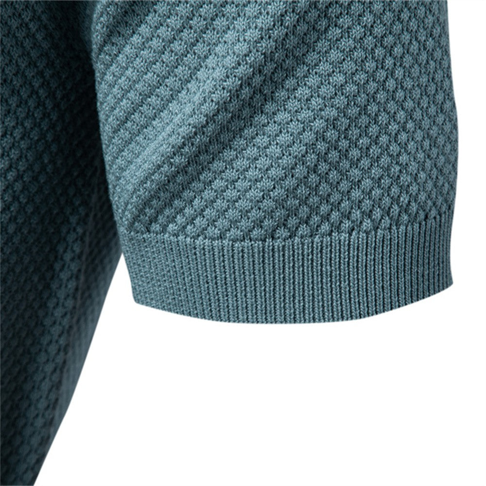 AIOPESON Men's Summer Breathable Polo Shirt Short Sleeve Solid Color Casual Polo Shirts for Men Lightweight Stretch Polo ?