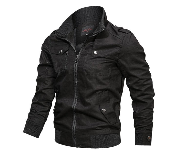 Spring Autumn Jacket Men Cotton Windbreaker Bomber Coat Military Men's Tactics Jackets Man Cargo Casual Jacket Mens Clothes 2025
