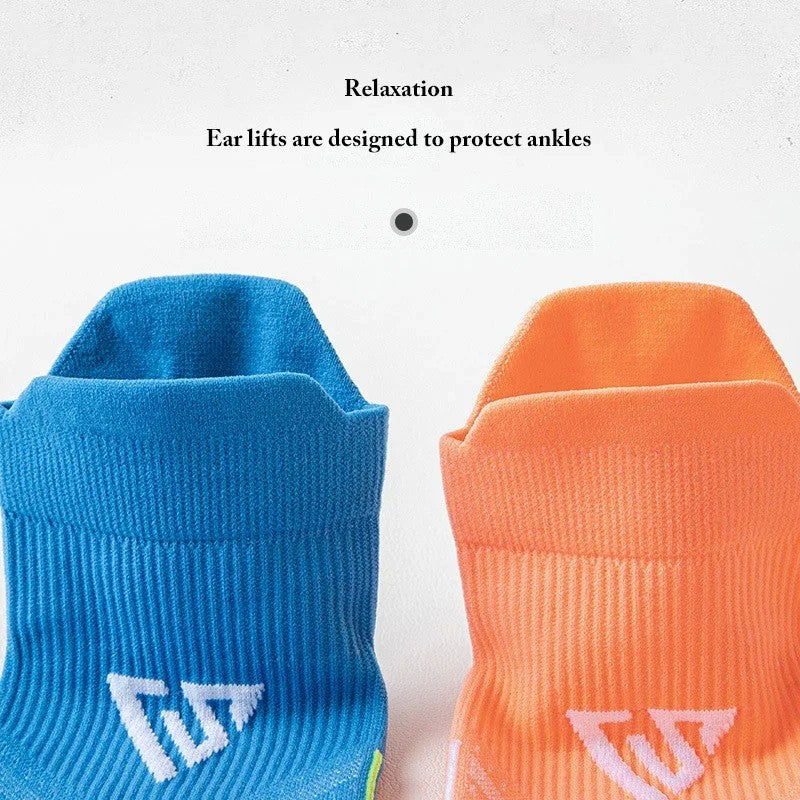 4pairs/Lot Woman Men's Socks Compression Breathable Basketball Sports Cycling Running Towel Socks High Elastic Tube Socks