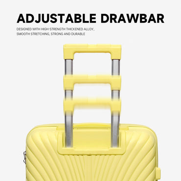 2025 New Large-Capacity and Durable Luggage Roller Suitcase Men and Women Carry-On Boarding Travel 20/24/28 Multi-Piece Set