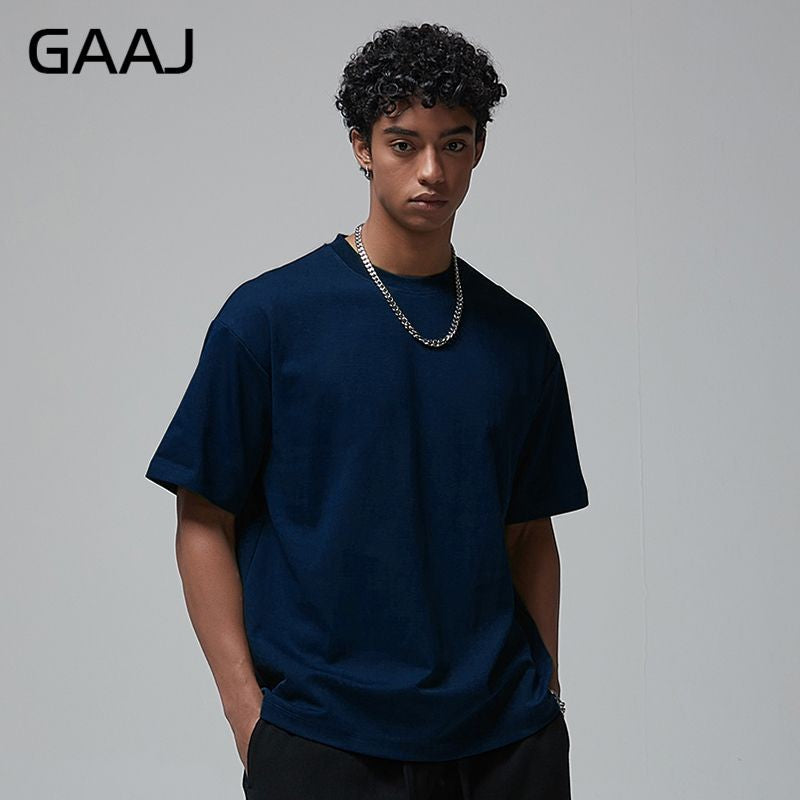 100 Heavy Weight Cotton T shirt For Men Women Short Sleeve Plain Tops Solid Oversized Tee Shirts Quality Clothing 8.8oz 250gsm