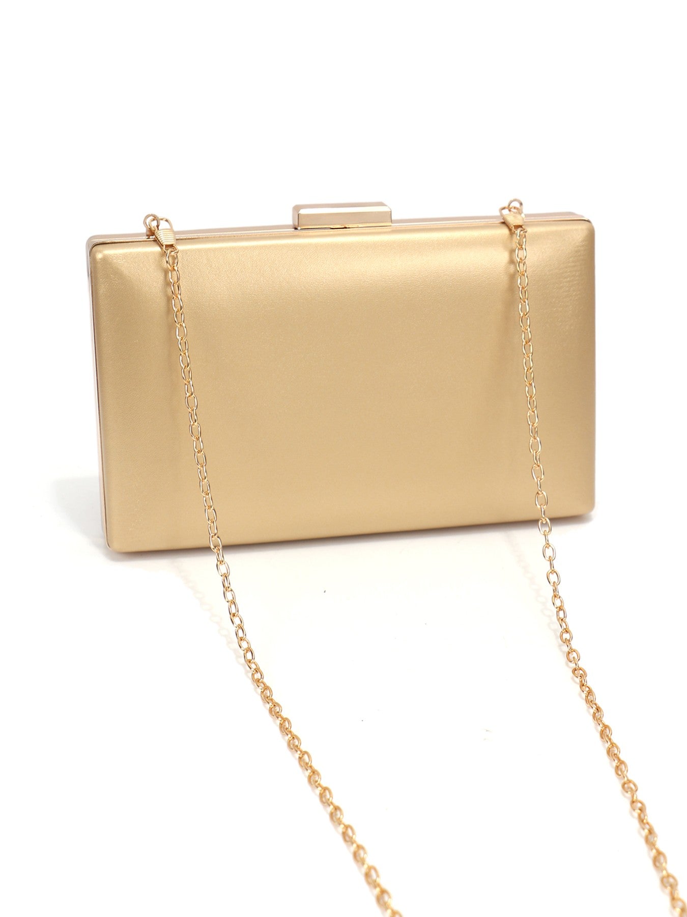 PU Fashion Female Evening Bags Golden Luxury Small Clutch Chain Shoulder Flap Design Handbags Purse