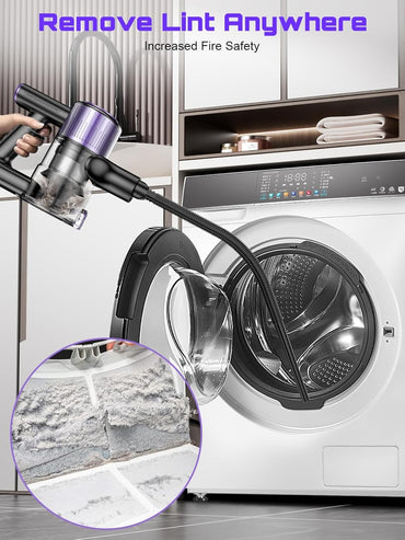 Cordless Vacuum Cleaner, 40Kpa/500W/45min 10 in 1 Powerful Stick Lightweight Vacuum Cleaner for Home Pet Hair/Hard Floor/Carpet