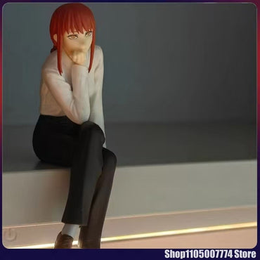Chainsaw Man Figure Makima Anime 14cm Noodle Stopper Figure Model Toys For Girl Birthday Gifts Dropshipping