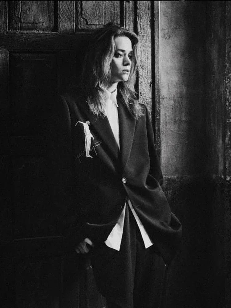 BLACK JOKER Big size blazer men's jacket with embroidery men's oversize jacket luxury men's jacket black Men's suit jackets