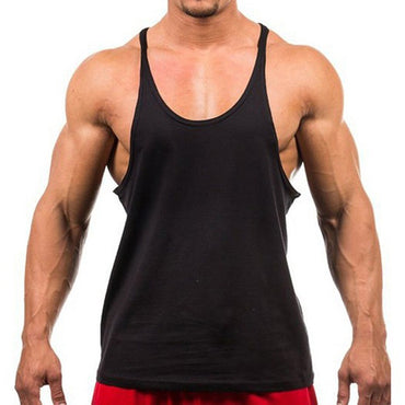 New Style Jogger Gym Singlet Training Bodybuilding Tank Top Vest Shirt Sleeveless Fitness Cotton Shirt For Men