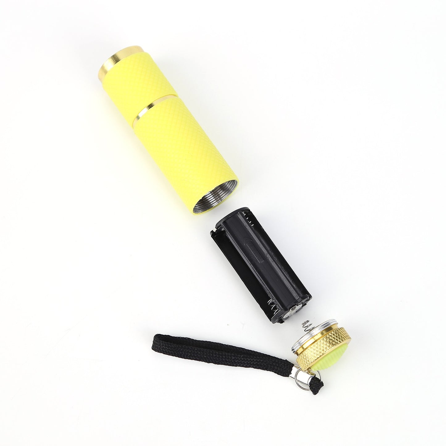 Mini Torch 9 LED Flashlight For Children Adult Aluminum Alloy Night Fishing LED Torch with Lanyard Outdoor Camping Light