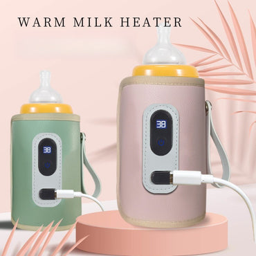 USB Charging Baby Milk Warmer Newborn Portable Bottle Heater Outdoor Travel Accessories Outdoor Portable Breastmilk Warm Bag