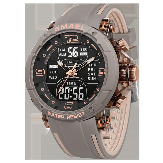 SMAEL Brand 8140 Waterproof Dropshipping Watch Alarm Clock night light Young Fashion business Quartz Sport Wristwatches