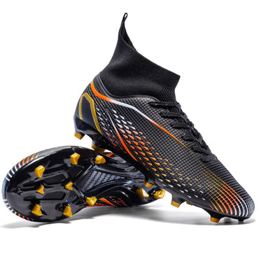 MenOutdoor Football Boots Professional Training Soccer Shoes Soccer Cleats Turf Futsal Match Grass Unisex Non-slip Breathable