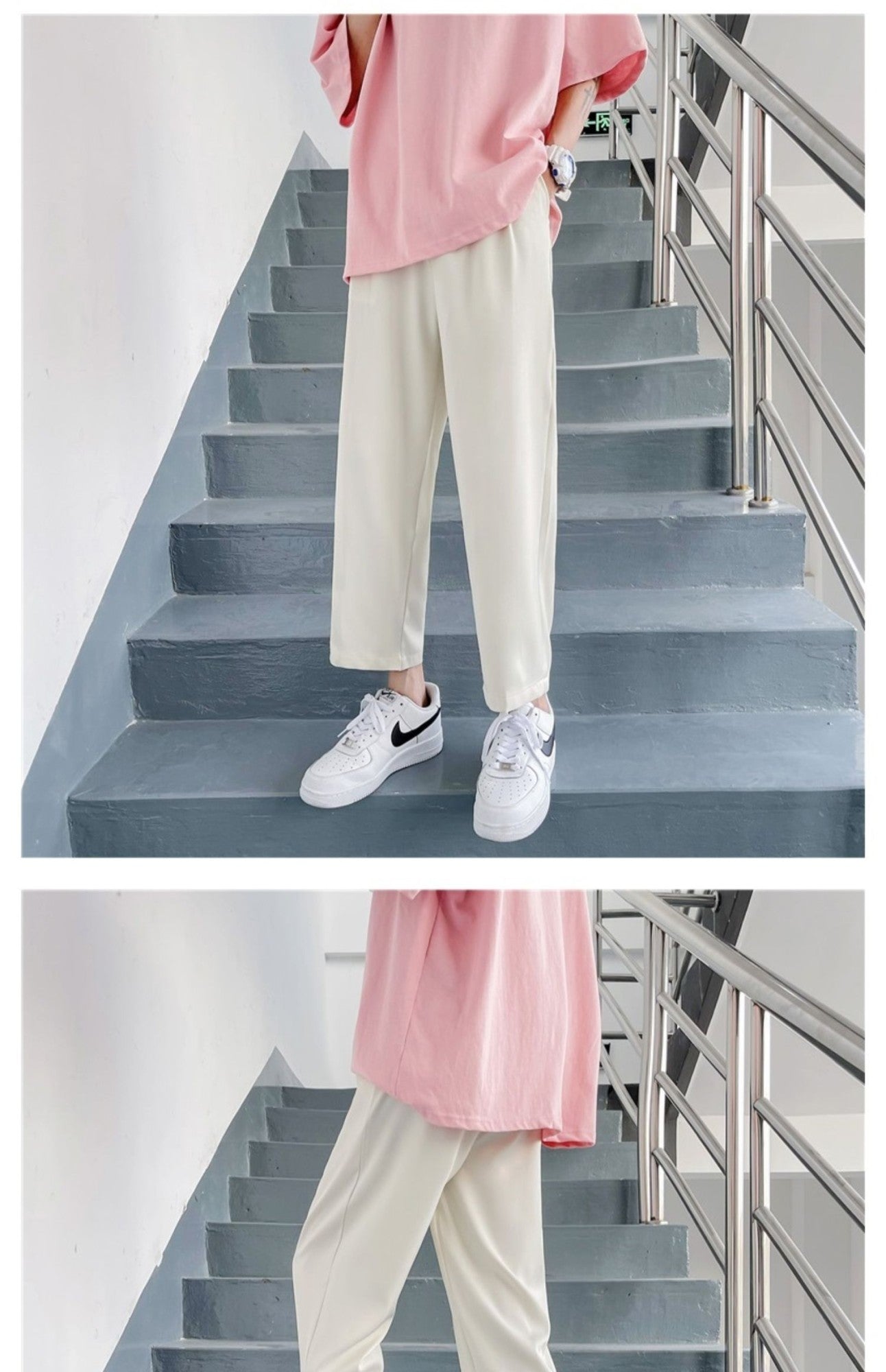 2025 Loose Men's Suit Solid Color Blazers Formal Office Pants Business Trousers Community Fashion Dress Korean Male Clothing X40