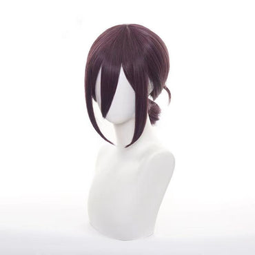 Serra Elétrica Homem Reze Cosplay Peruca Sintética Curta Reta Peruca Anime Coser Menina Bonito Fibra Resistente Ao Calor Peruca de Alta Qualidade Dia das Bruxas