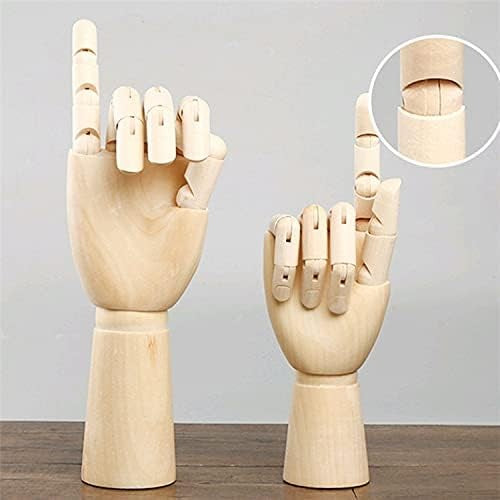 Creative Wooden Finger Art Model Ornaments Wooden Hands Home Living Room Office Desktop Storage Decorations Accessories