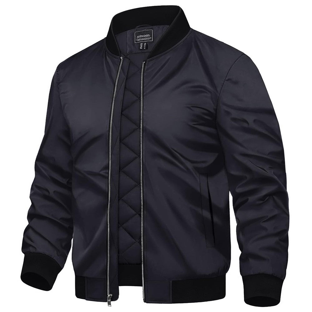 TACVASEN Winter Bomber Jackets Mens Padding Thick Warm Pilot Jacket Outdoor Windproof Waterproof Hiking jacket Windbreaker