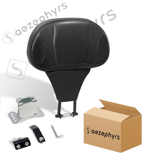 Encosto Ajustável para Piloto de Moto, Kit de Montagem Plug-In para Harley Touring CVO Electra Street Glide Road King 09-25