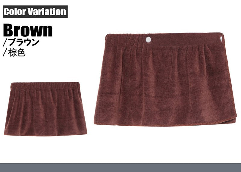 Sexy Sleep Bottoms Man Microfiber Pajamas Men Nightwear Short towel Pants Side Split Bathrobe Culottes Soft Thick