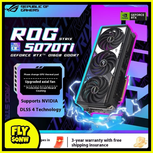 ROG Raptor TUF Esports Asus/ASUS 5070/5070Ti/16G 12G GDDR7 Gaming Esports Desktop Assembly Computer Independent Graphics Card
