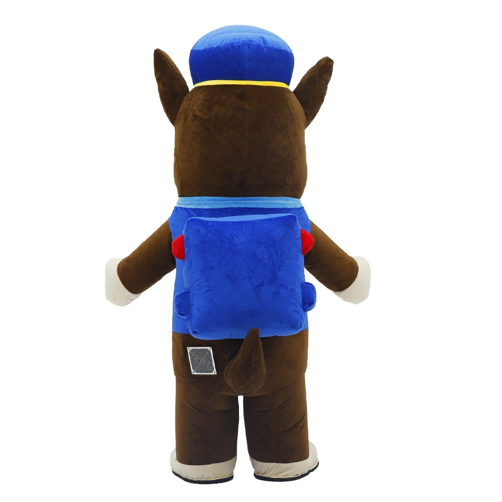 SAYGO Cartoon Dog Inflatable Costume Mascot Adult Character Cosplay Animal Birthday Halloween Party Event Set